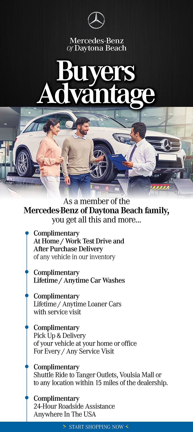 List of complementary services | Buyer's Advantage | Mercedes-Benz of Daytona Beach in Daytona Beach FL